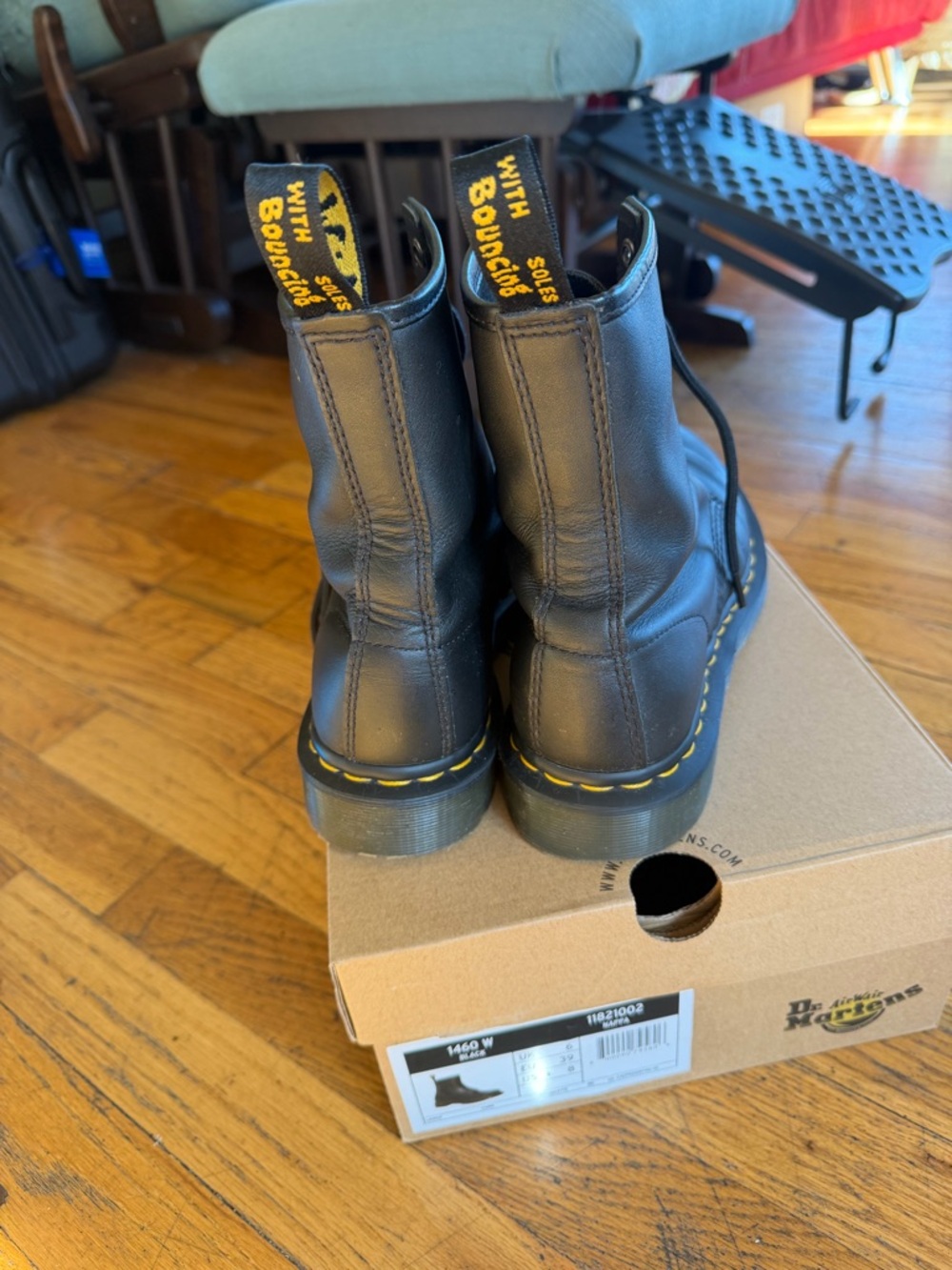 Doc Marten 1460 Nappa Leather Boots with original box - Picture 4 of 9